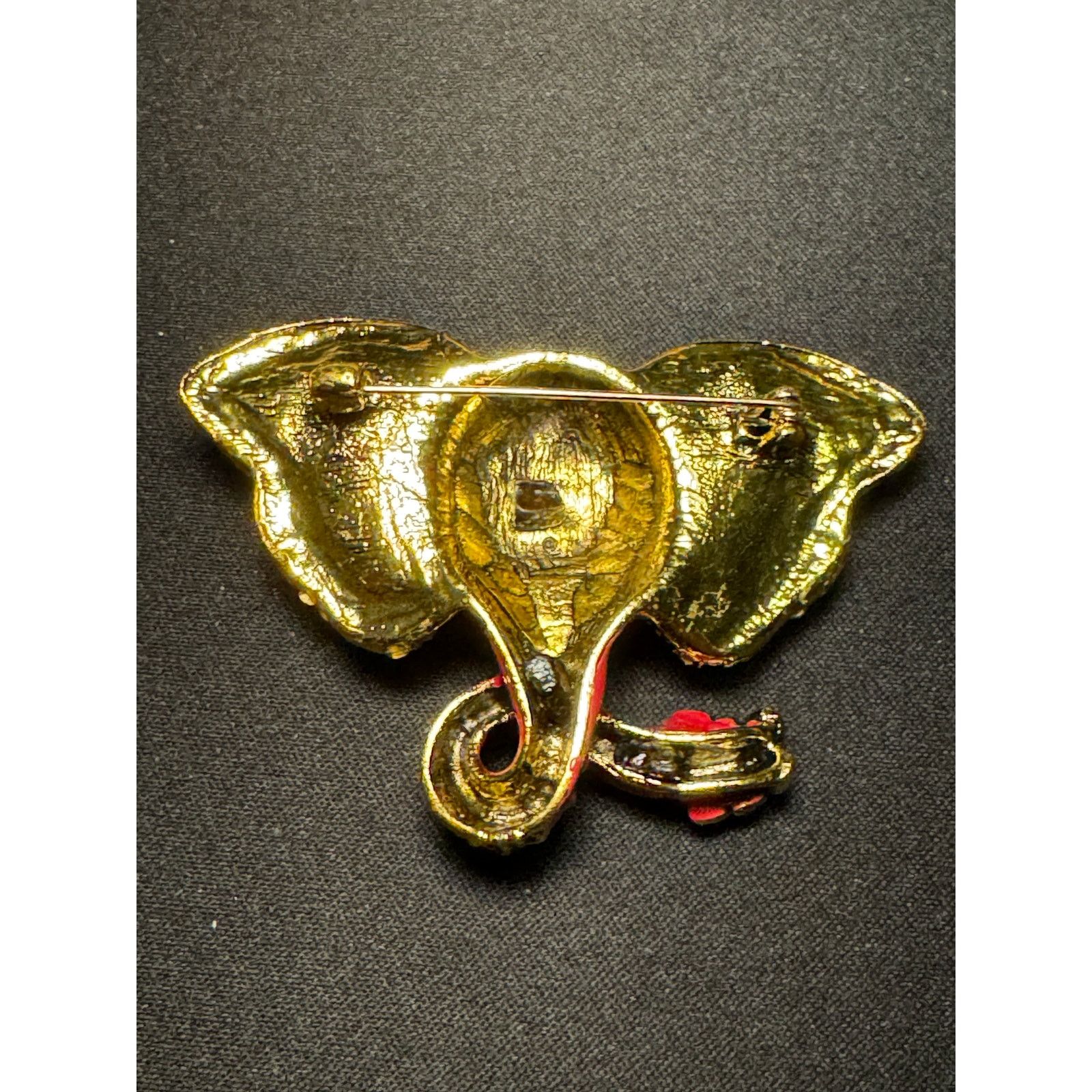 Other Large Rhinestone Elephant MultiColored Brooch Size ONE SIZE - 4 Thumbnail