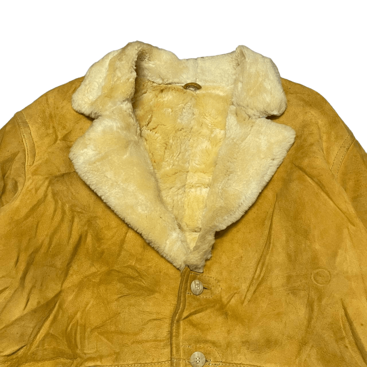 Japanese Brand Vintage Massini Sheepskin Leather Jacket Shearling Coat Size US L / EU 52-54 / 3 - 2 Thumbnail