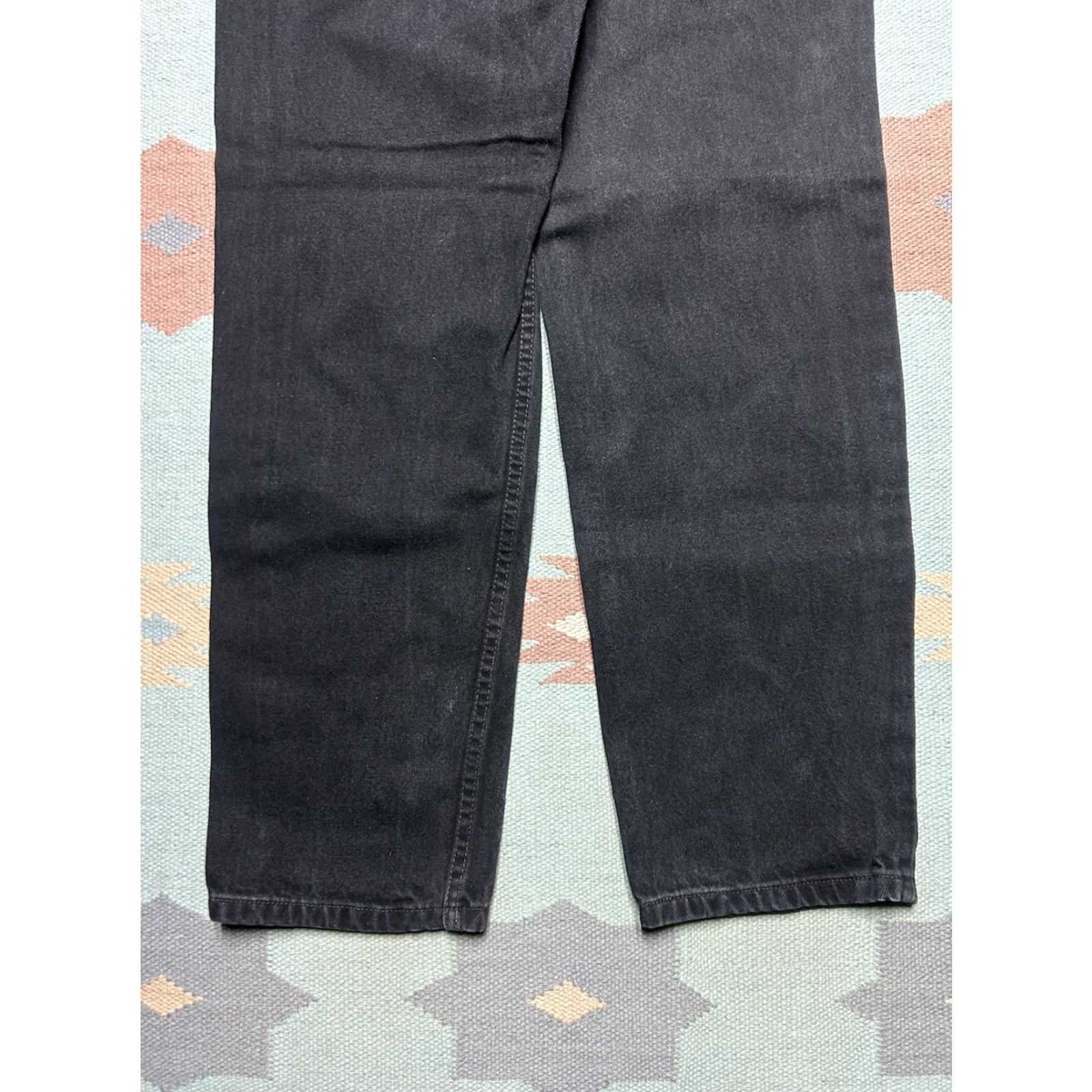 Levi's VINTAGE Levi’s 550 Jeans Relaxed Straight Black USA 32x31 Mens Jeans Size US 32 / EU 48 - 2 Thumbnail