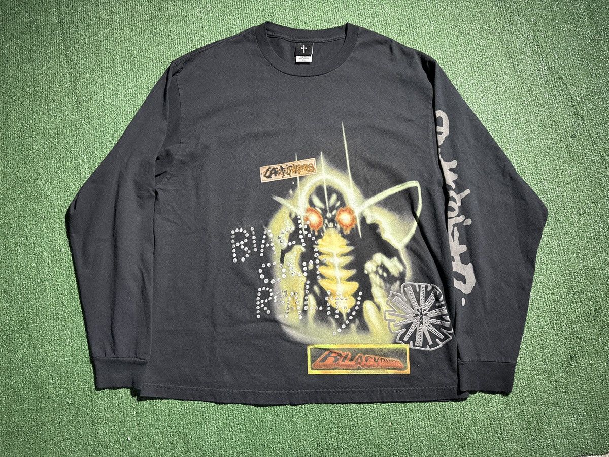 Travis Scott Travis scott black out reality long sleeve size XL Size US XL / EU 56 / 4 - 8 Thumbnail