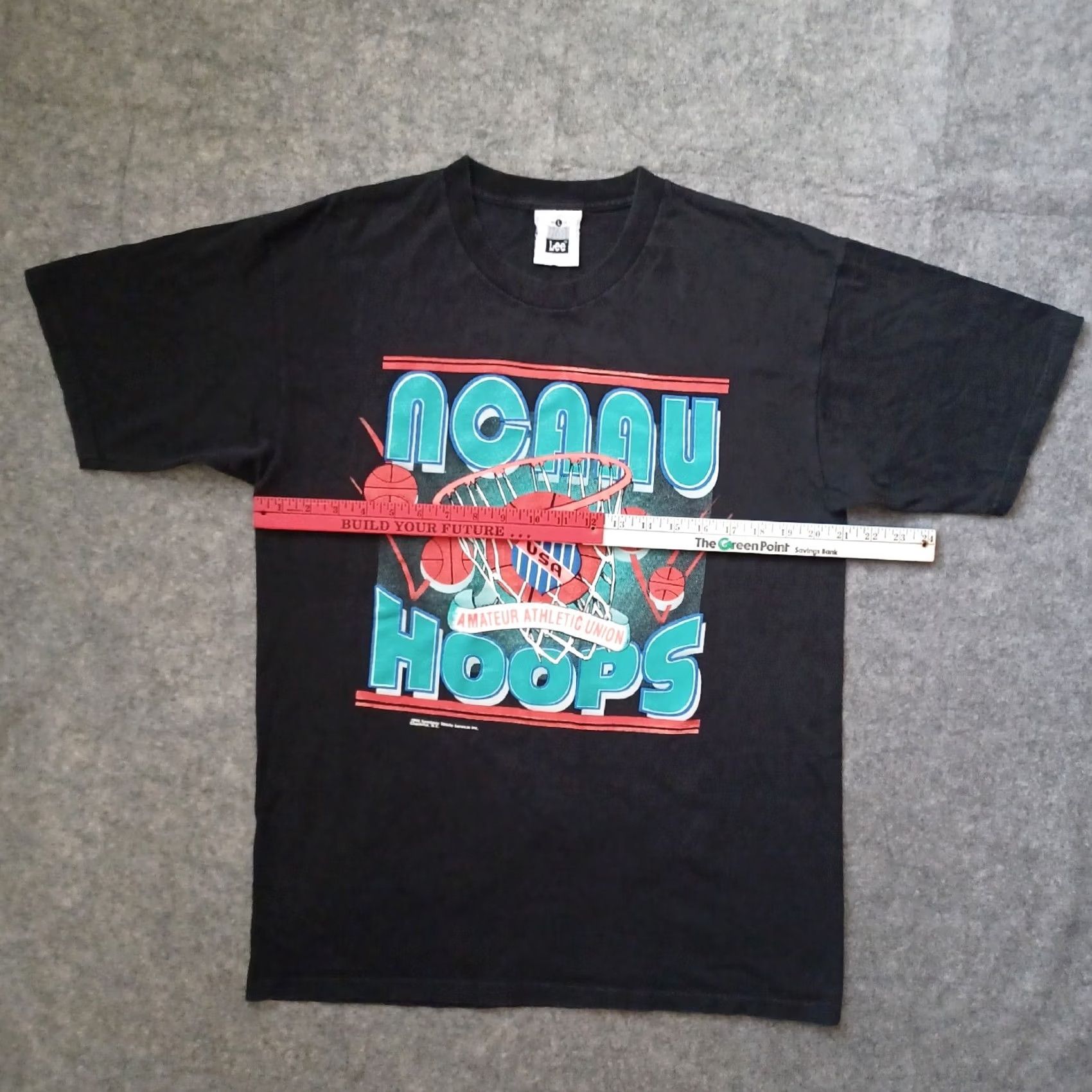 Lee Vintage Lee NCAAU Hoops Shirt Mens Large Black UAA USA Short Sleeve 90s T Size US L / EU 52-54 / 3 - 4 Thumbnail