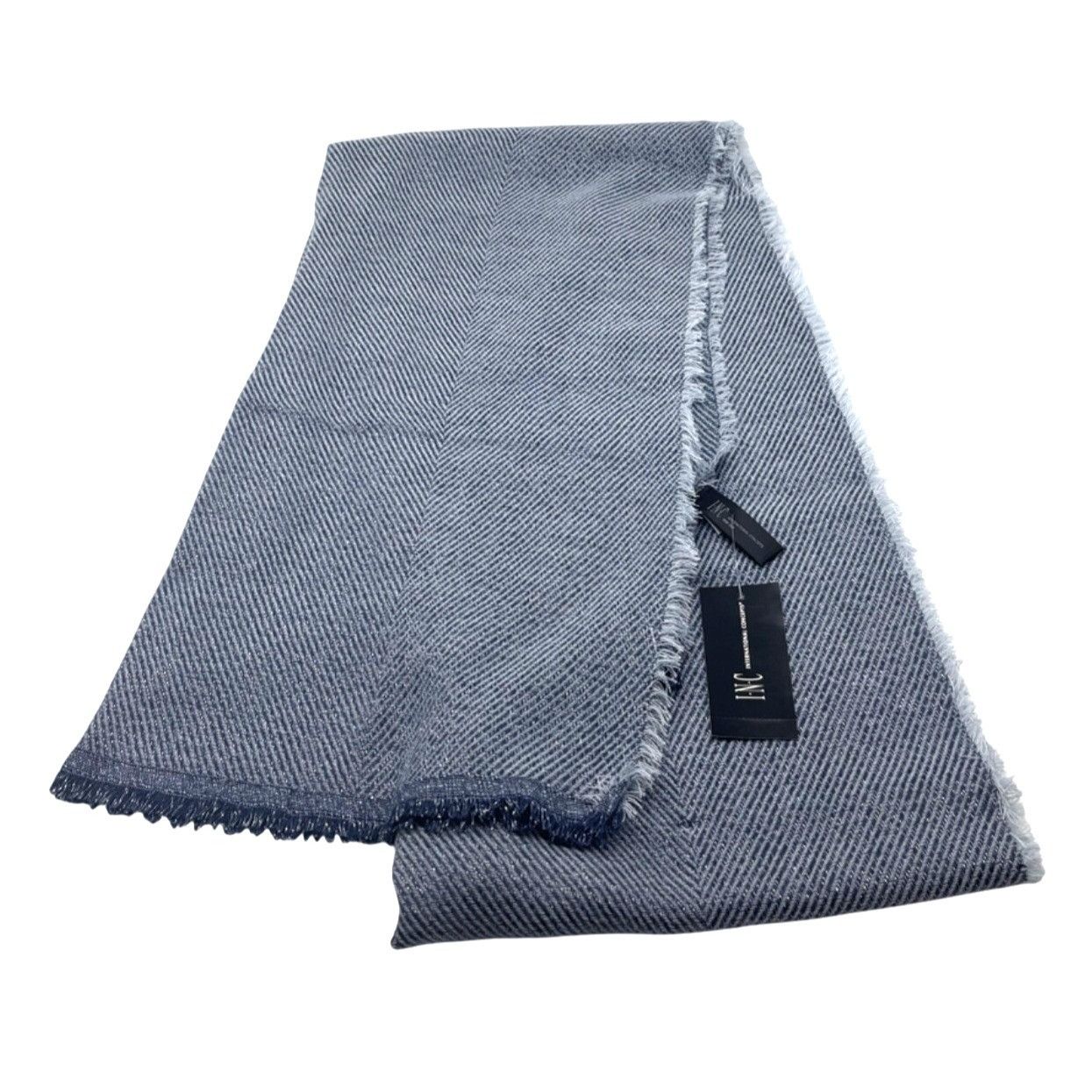Other Inc International Concepts Two-Tone Shine Scarf / Wrap, Navy Size ONE SIZE - 7 Thumbnail