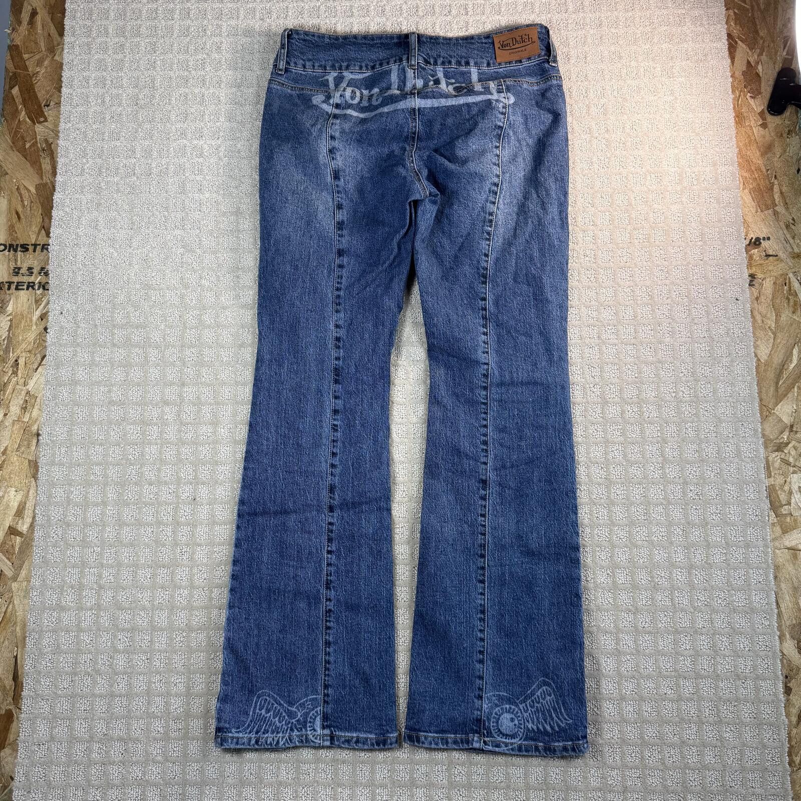 Von Dutch Von Dutch Y2K Flared Bootcut Jeans Womens 28 Size 28" / US 6 / IT 42 - 7 Thumbnail