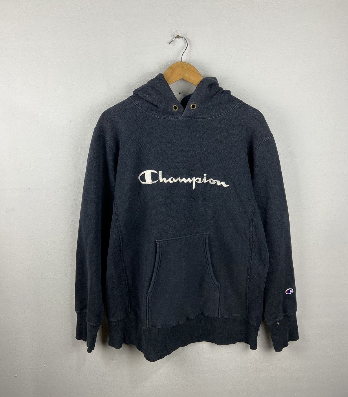 Champion × Vintage Vintage Champion Reverse Weave Hoodie Size US XL / EU 56 / 4 - 1 Thumbnail
