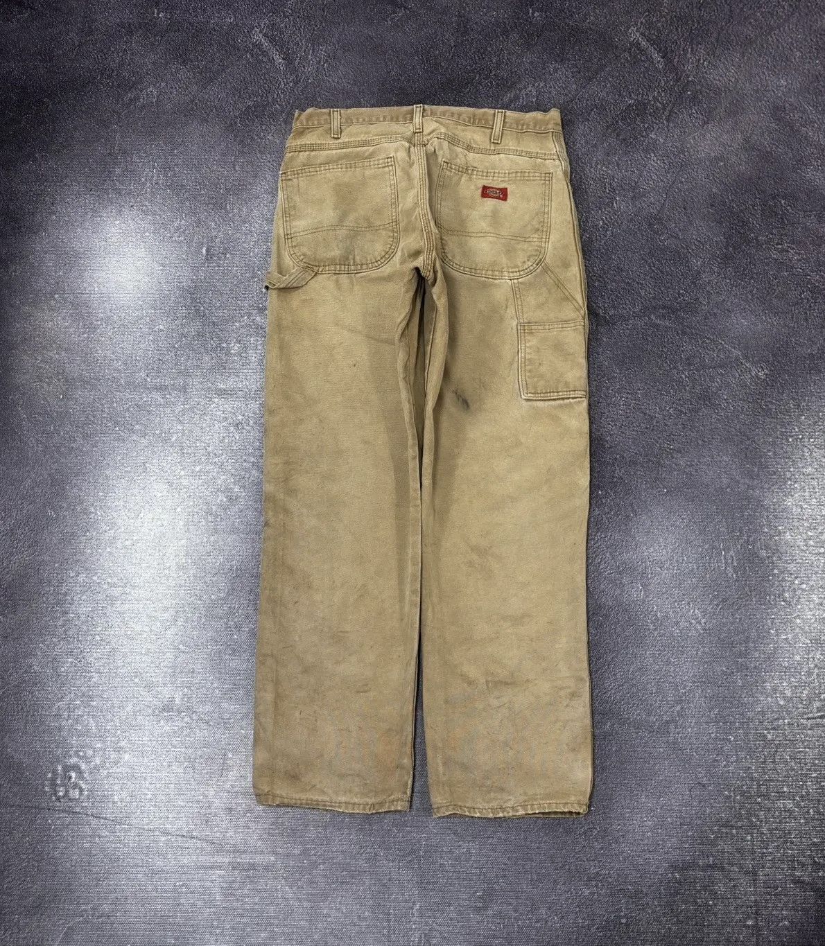 Dickies × Vintage Vintage Dickies Faded Carpenter USA Hype Skate Baggy Pants Size US 34 / EU 50 - 1 Thumbnail