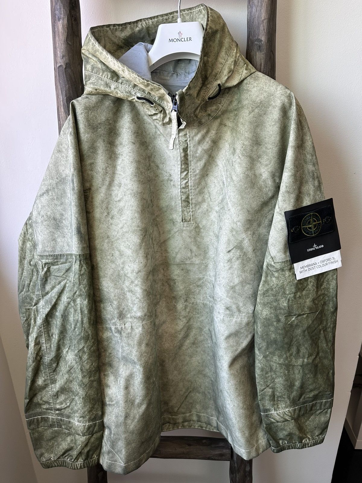 Stone Island Stone Island Membrana Oxford 3L Dust color Anorak Size US L / EU 52-54 / 3 - 6 Thumbnail