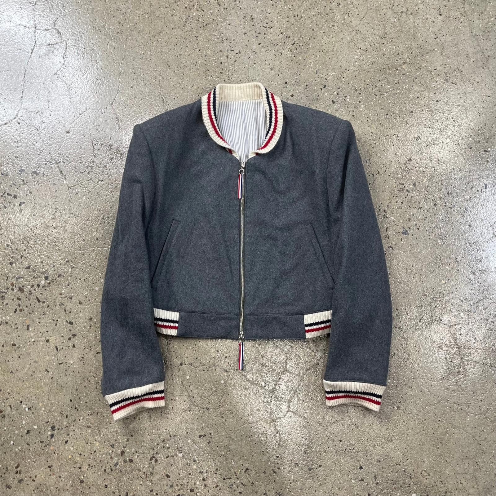Thom Browne Thom Browne Cashmere Padded Shoulder Jacket Size US M / EU 48-50 / 2 - 1 Thumbnail
