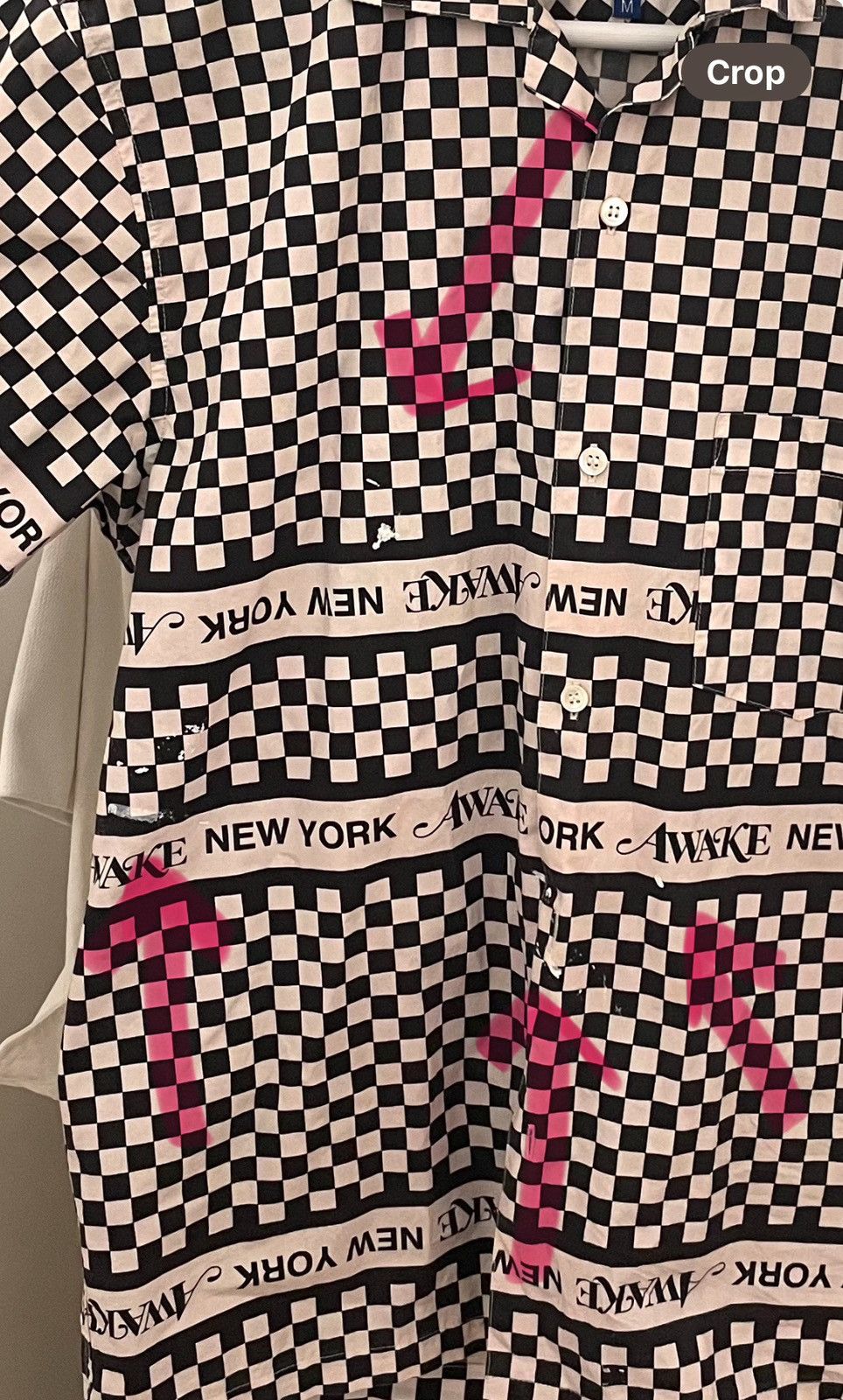 Awake NY Awake NY Camp Collar Checkerboard Logo Shirt Size US M / EU 48-50 / 2 - 6 Thumbnail