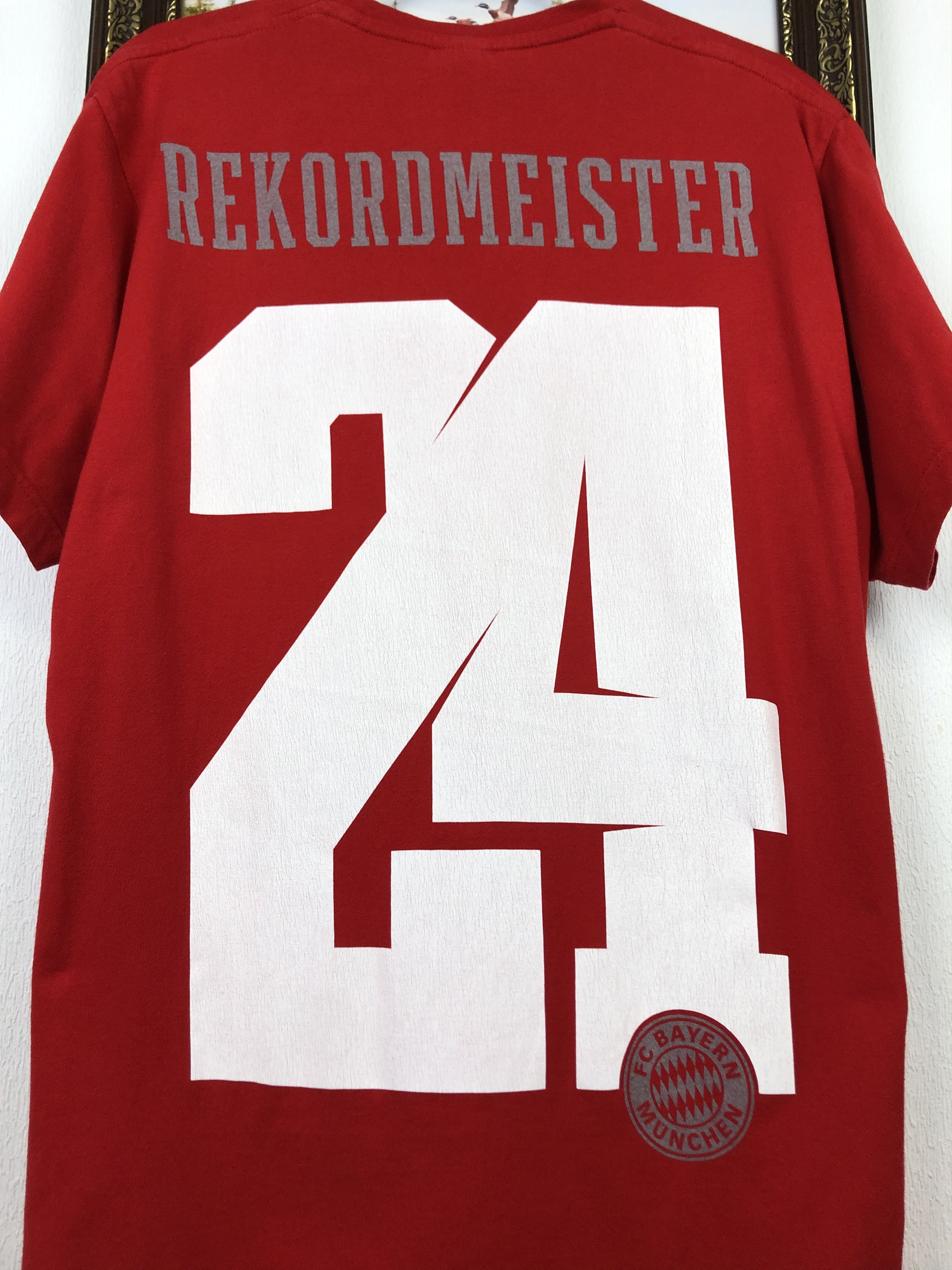 Adidas Bayern Munich Deutcher Meister Shirt Football Jersey Soccer Size US XL / EU 56 / 4 - 10 Thumbnail