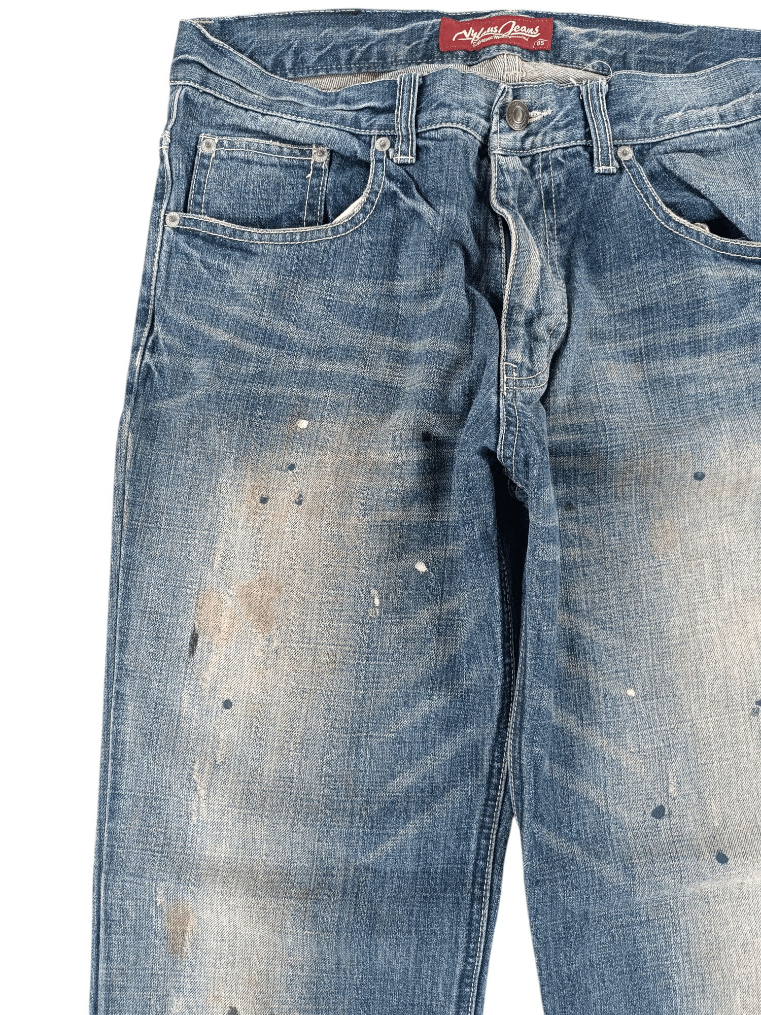 If Six Was Nine × Japanese Brand × Jean 🔥 VTG FLARED 🔥 Japanese Nylaus Rare Design Jeans Size US 30 / EU 46 - 20 Thumbnail