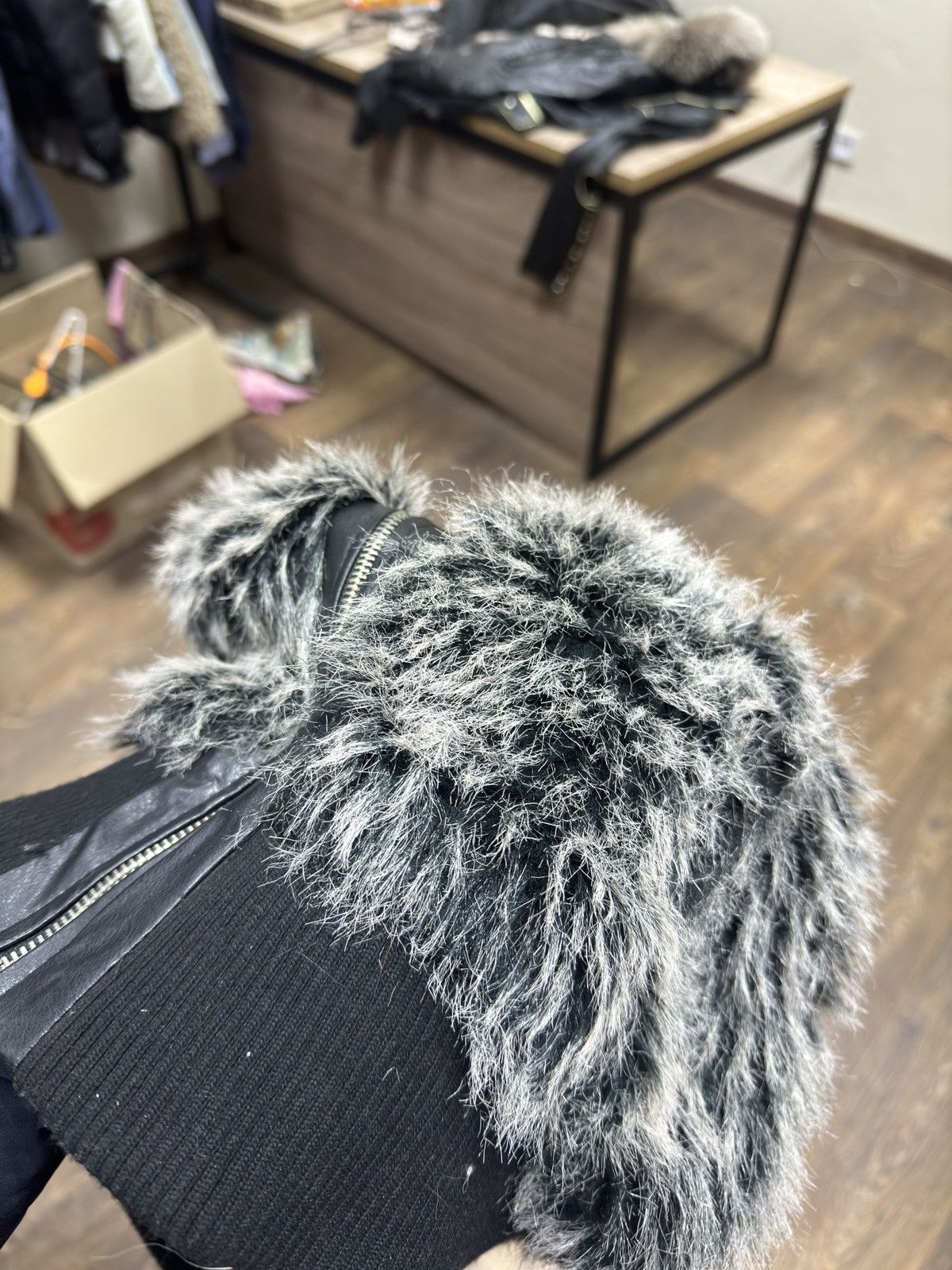 If Six Was Nine Vintage Fur Mohair Balenciaga Rick Owen’s Kmrii Style Vest Size US S / EU 44-46 / 1 - 4 Thumbnail