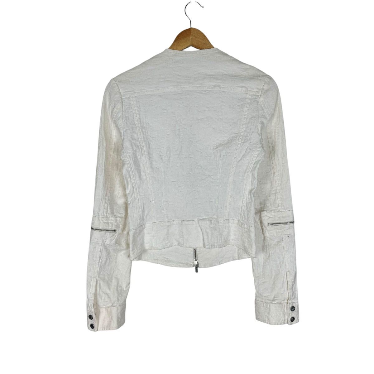Mossimo 🌟 MOSSIMO REBECCHI BIKERS RY ZIPPER JACKET Size M / US 6-8 / IT 42-44 - 10 Thumbnail
