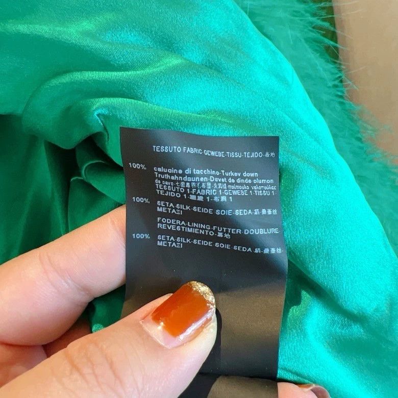 Saint Laurent Paris saint Laurent parisGreen fur jacket 2503-Nextarrow Size XXS / US 00 / IT 34 - 9 Thumbnail