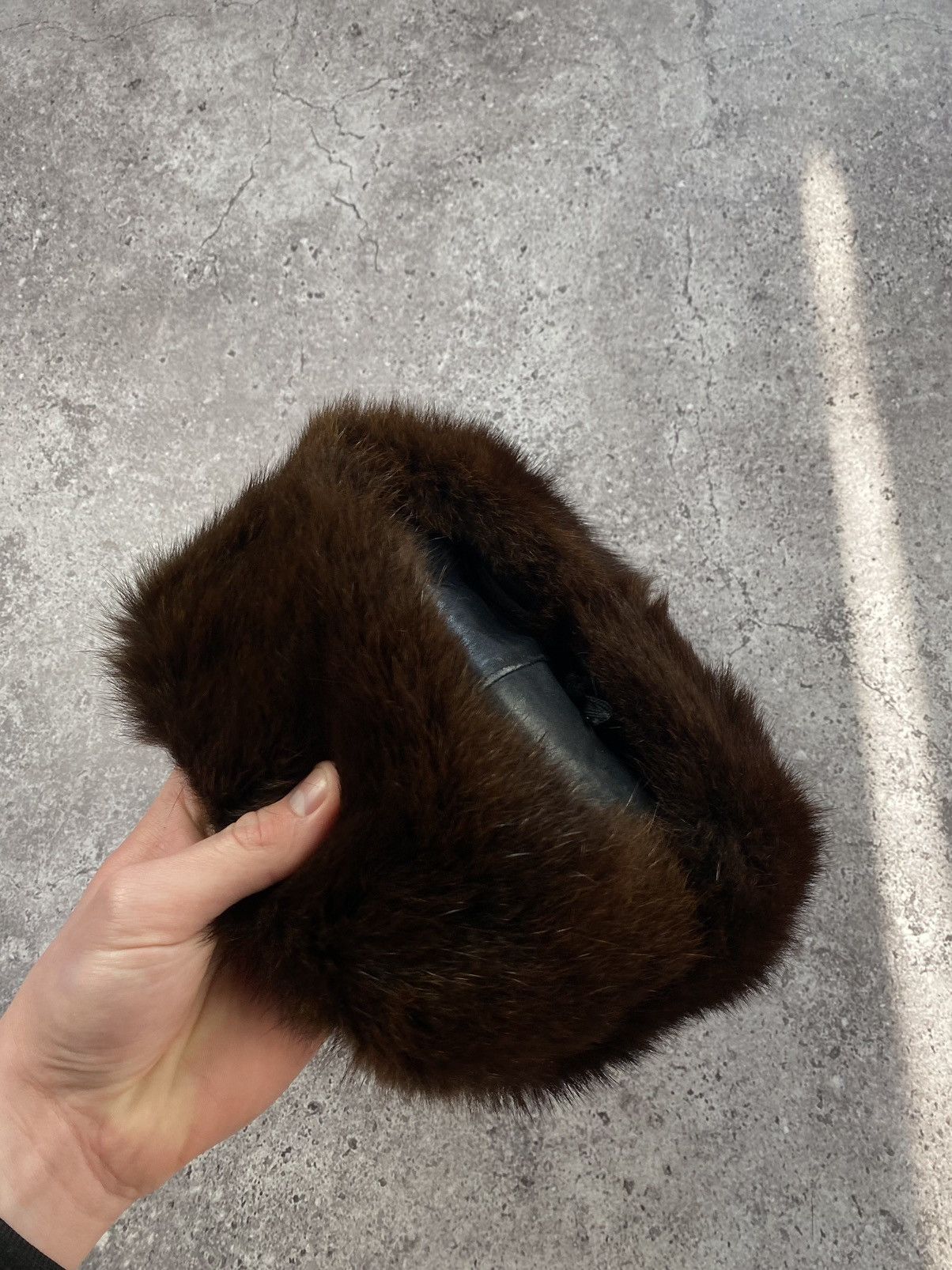 Vintage Vintage Real Fur-leather Trapper Cap Ushanka Hat Fox Winter Size ONE SIZE - 4 Thumbnail
