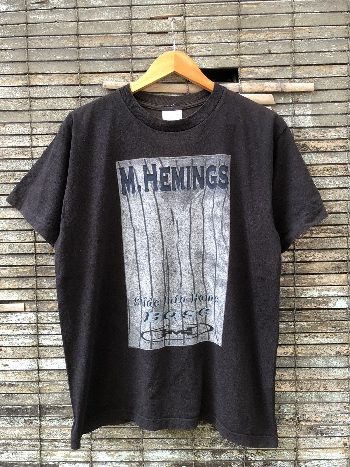 Band Tees × Vintage RARE Vintage 90s M.Hemings Slide Into Home Bass FMC Tee Size US L / EU 52-54 / 3 - 1 Thumbnail