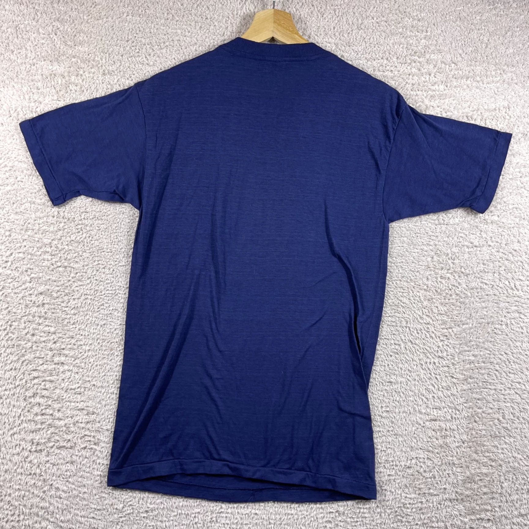 Vintage VINTAGE Healthknit T-Shirt Punk 80s Void Band Adult Large Blue USA Shirt Men Regular Size L Short Sleeve Crew Neck Graphic Print Size US L / EU 52-54 / 3 - 3 Thumbnail