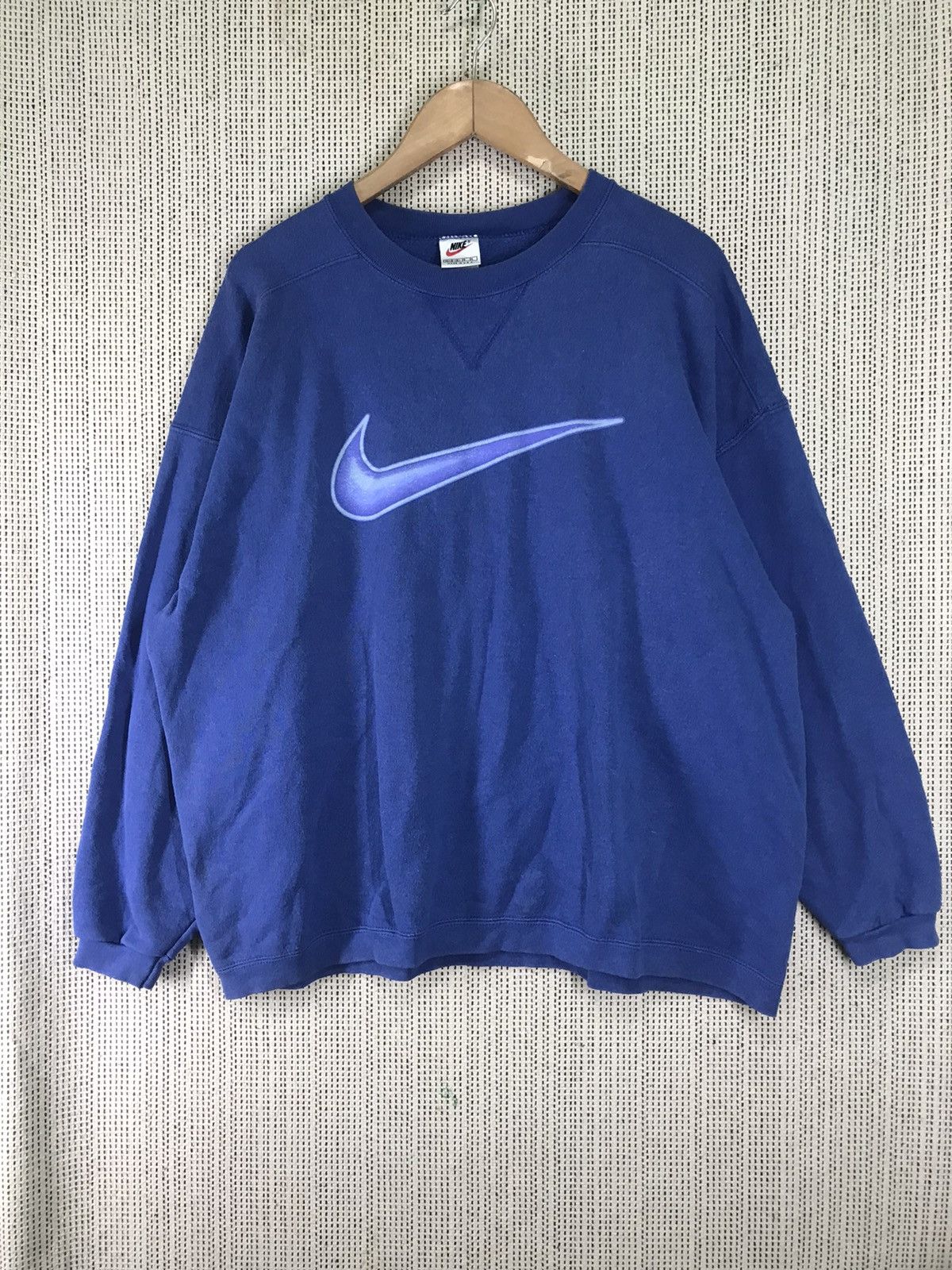 Nike × Vintage VTG 90s NIKE SWEATSHIRT SWOOSH BIG LOGO Size US M / EU 48-50 / 2 - 2 Thumbnail