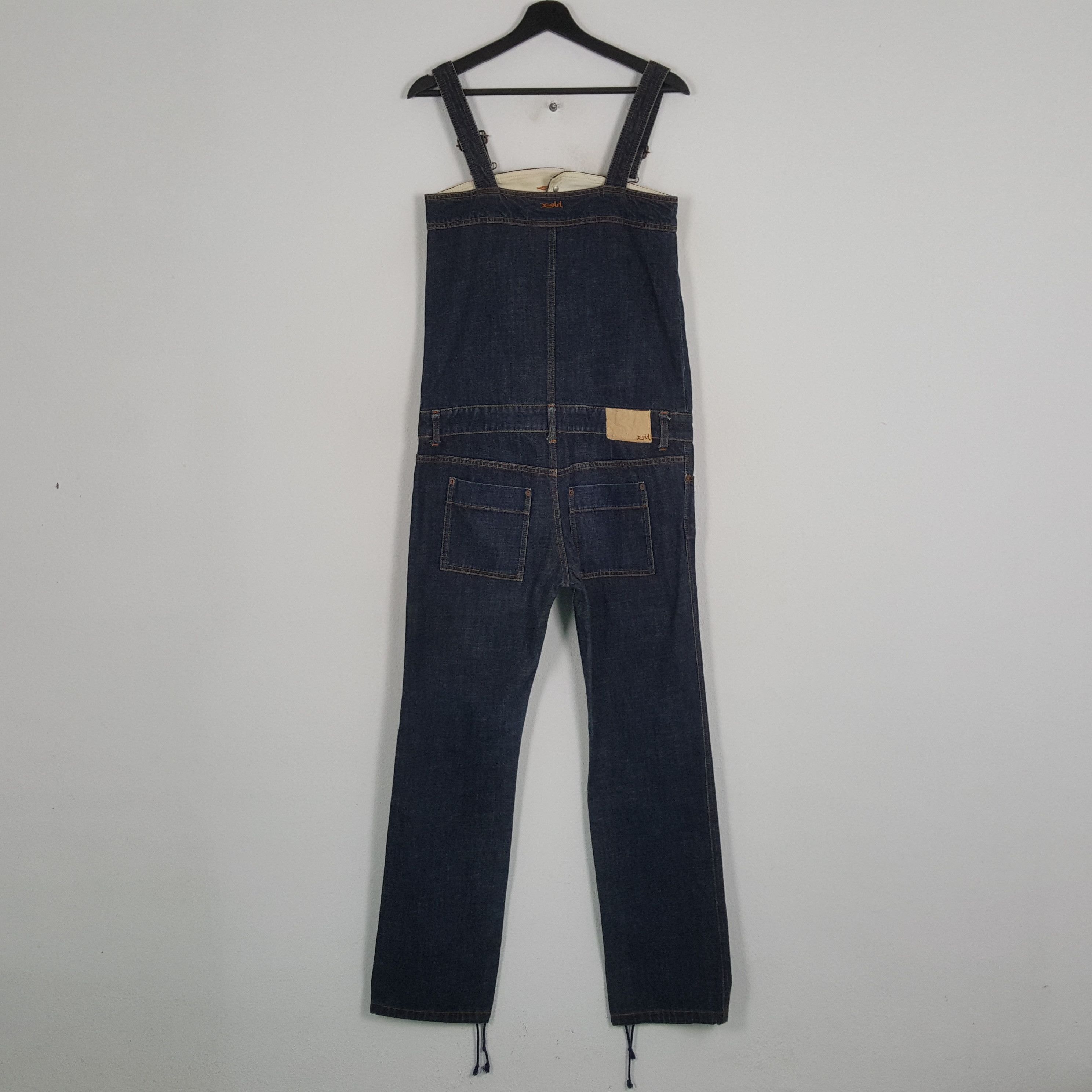 Vintage X-GIRL Japanese Streetwear Fashion Style Overall Jeans Size 36" / US 14 / IT 50 - 4 Thumbnail