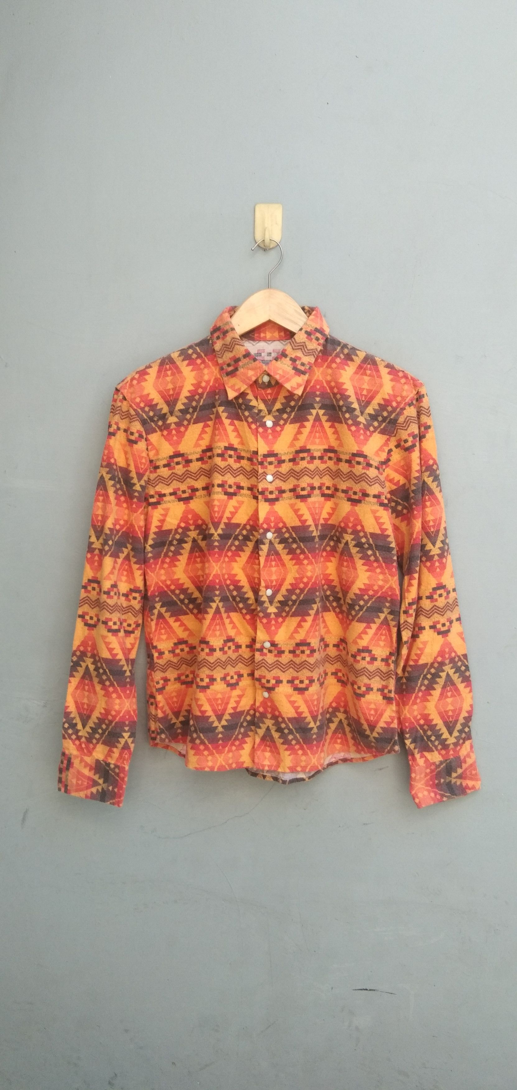 Japanese Brand PPFM navajo shirt up button Size US S / EU 44-46 / 1 - 1 Thumbnail
