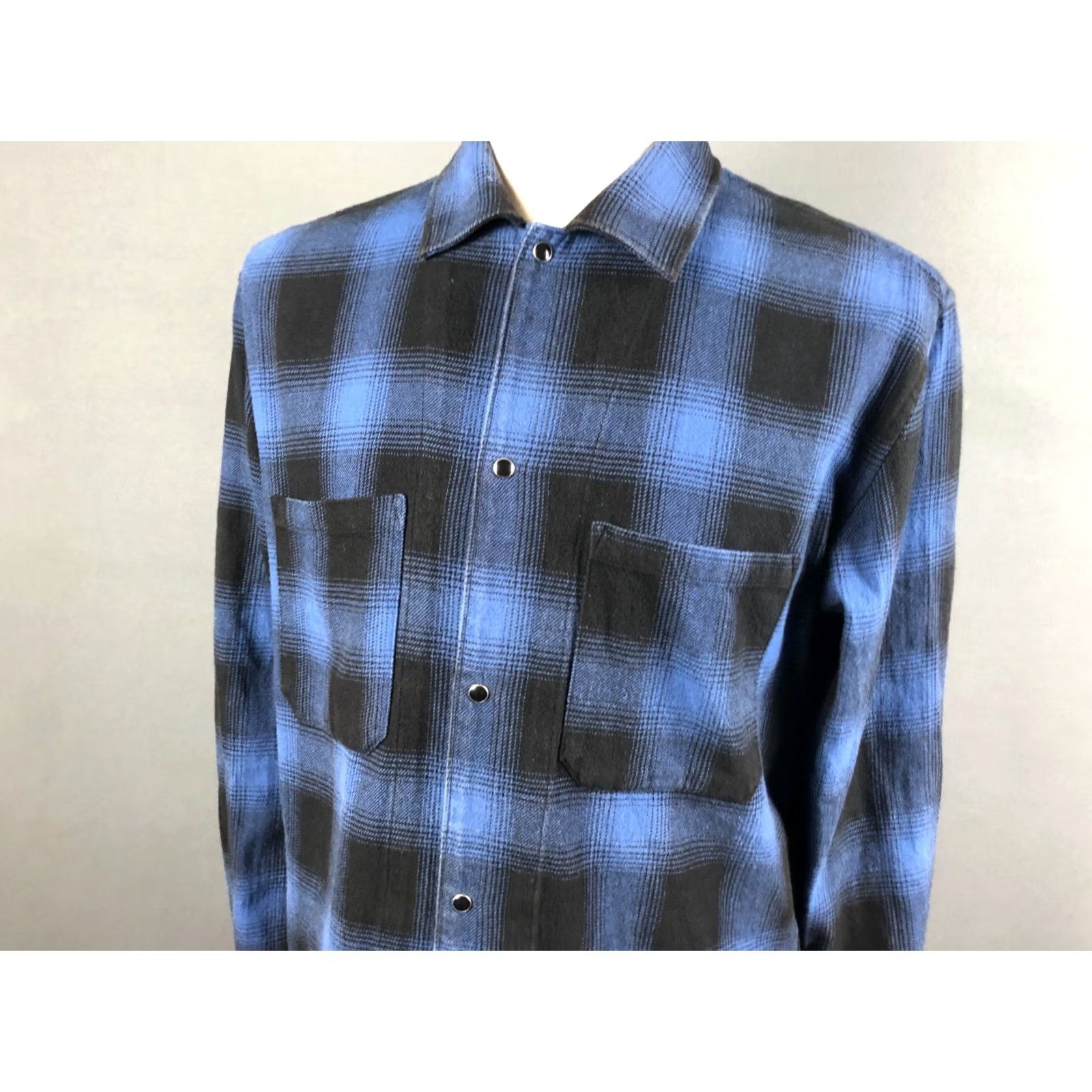 The Kooples The Kooples Shirt Blue Cotton Check M Regular Men Button-Up Shirt Size US M / EU 48-50 / 2 - 6 Thumbnail