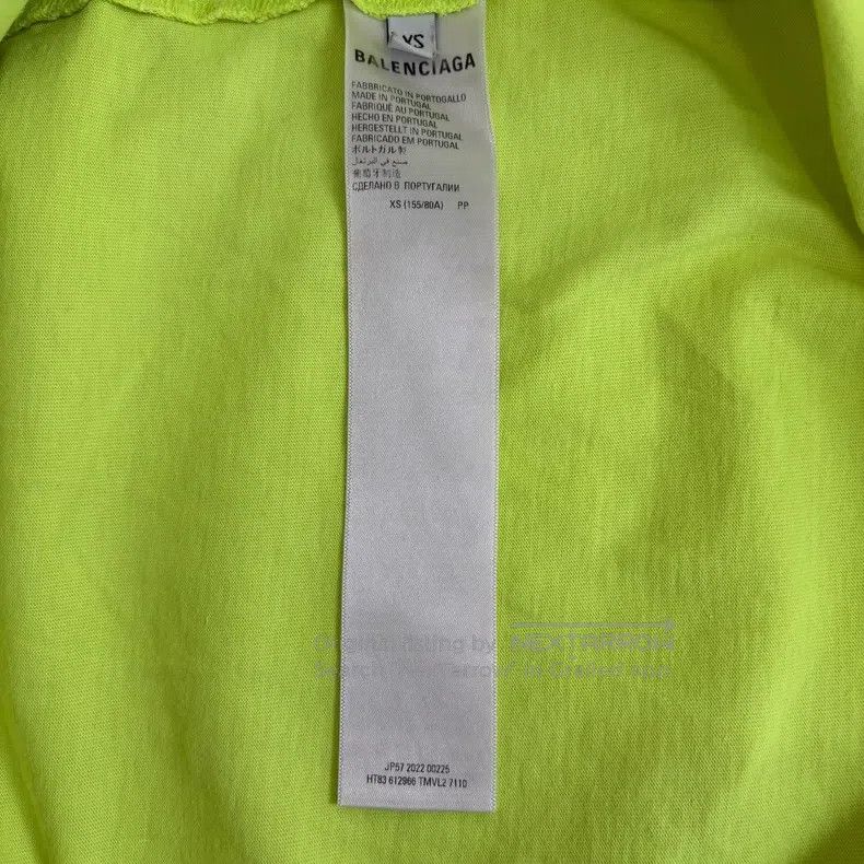 Balenciaga Balenciaga Printed Logo Round Neck Short Sleeve Size US XS / EU 42 / 0 - 5 Thumbnail