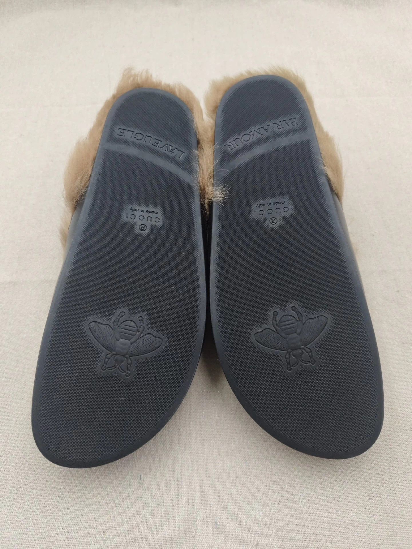 Gucci Gucci Horsebit Wool Lined Slides 43 (Final Price) Size US 10 / EU 43 - 5 Thumbnail