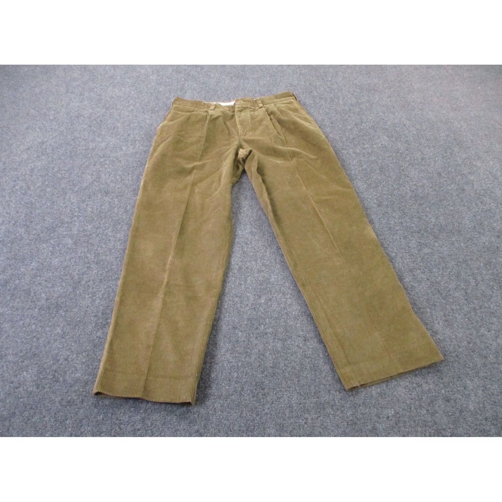 Brooks Brothers Brooks Brothers Pants Mens Chino Corduroy Preppy Golf Elliot Business Brown 35 X 32 Size US 35 - 2 Thumbnail