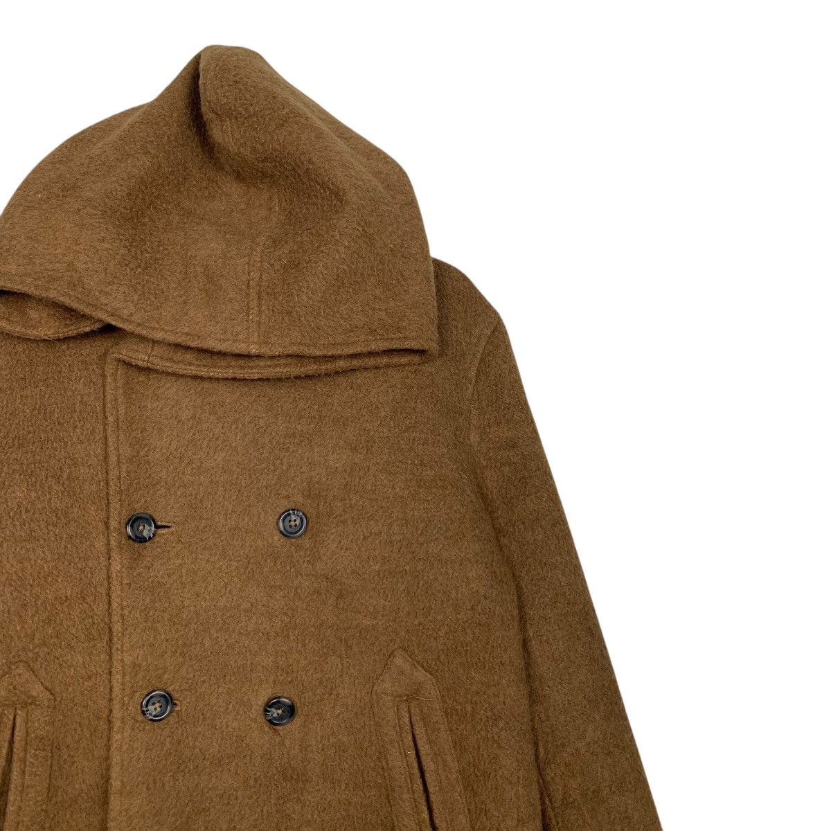 Katharine Hamnett London HAMNETT BLOUSON Double Breasted Hooded Jacket #2745-C124 Size L / US 10 / IT 46 - 4 Thumbnail