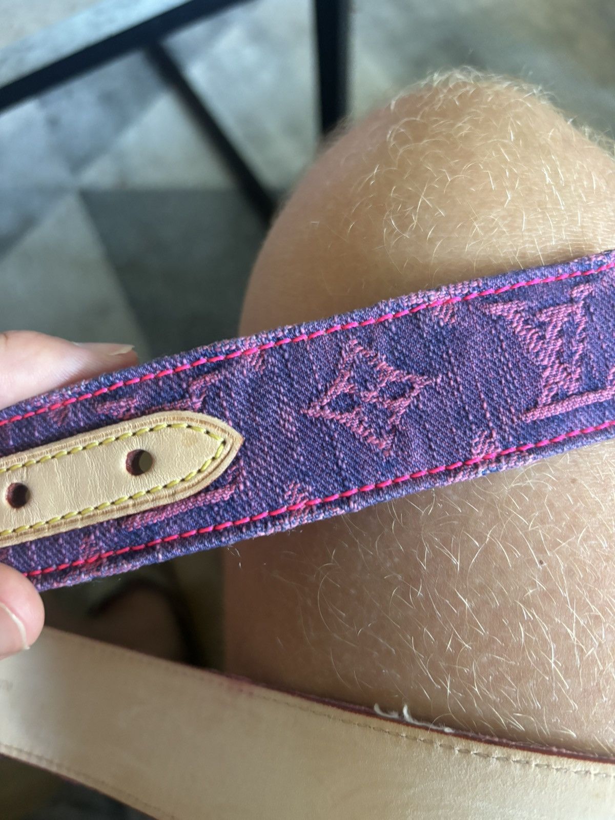 Louis Vuitton Lv monogram belt from 2010 Size ONE SIZE - 5 Thumbnail