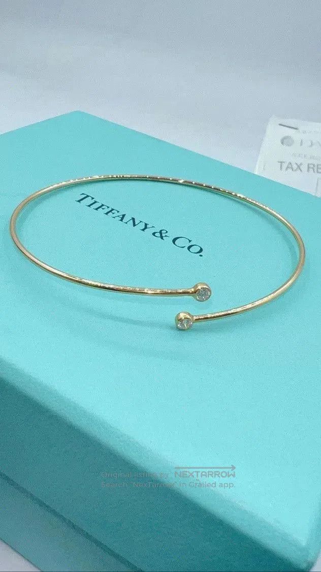 Tiffany & Co. Tiffany Elsa 18k Rose Gold Diamond Coil Bracelet. Size ONE SIZE - 3 Thumbnail