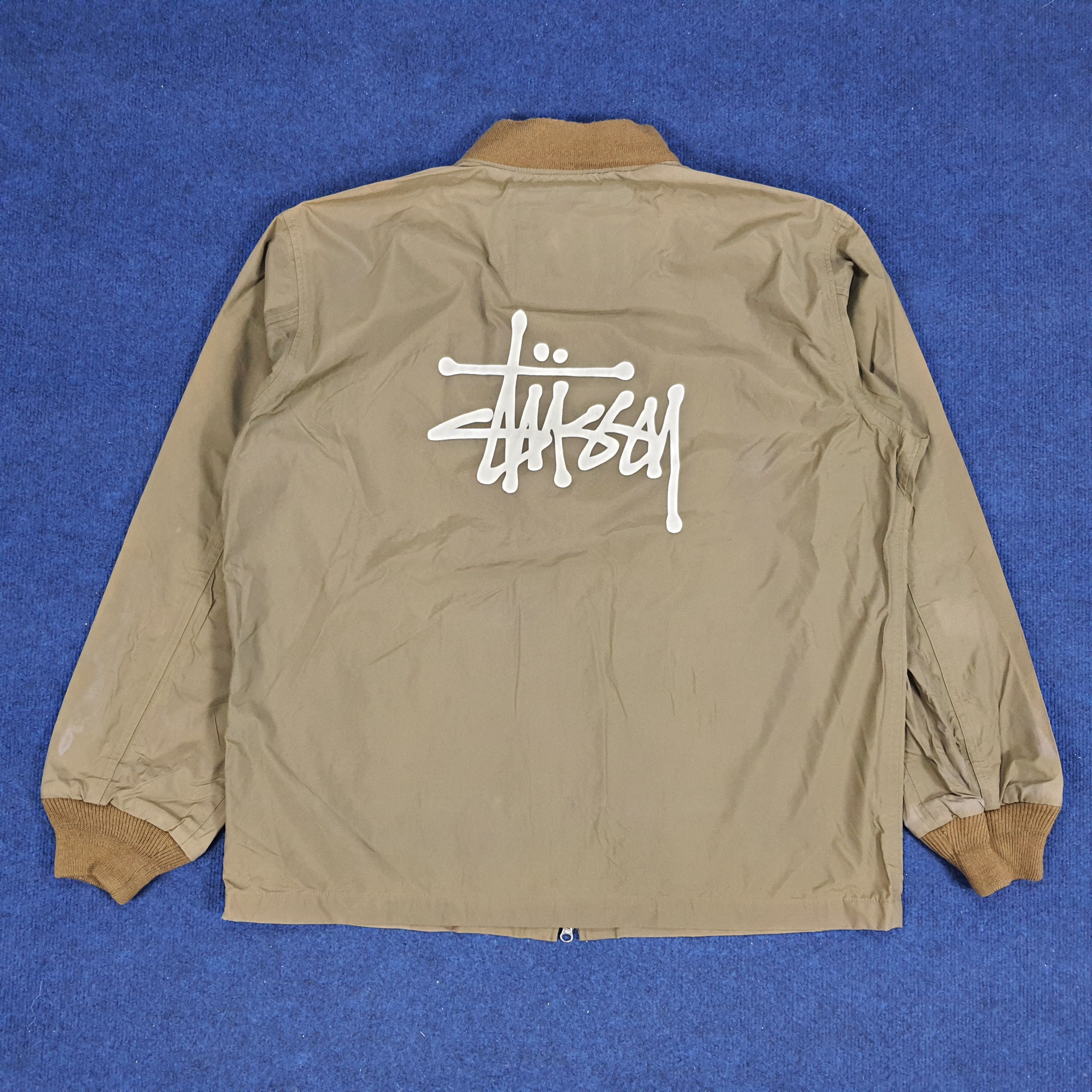 Stussy × Vintage Vintage Stussy Streetwear Custom Bomber Jacket Size US XXL / EU 58 / 5 - 1 Thumbnail