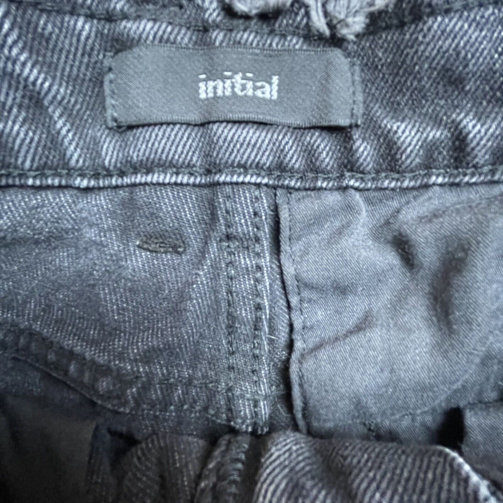 Other initial Designer Jeans Womens S Frayed Streetwear Two Toned Size 28" / US 6 / IT 42 - 2 Thumbnail
