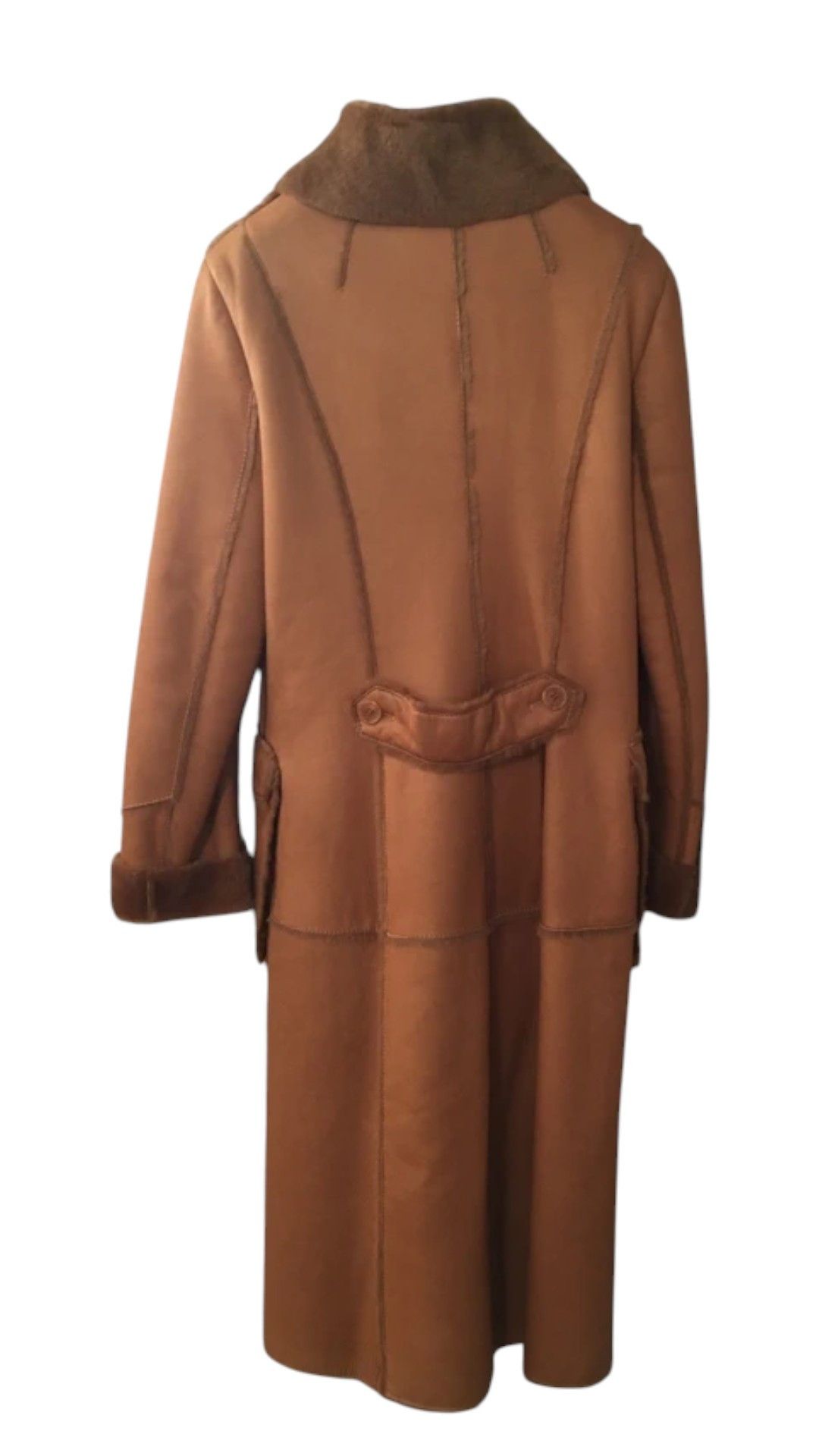 Dolce & Gabbana SHEARLING NAPOLEON LEATHER HEAVY COAT Size S / US 4 / IT 40 - 3 Thumbnail