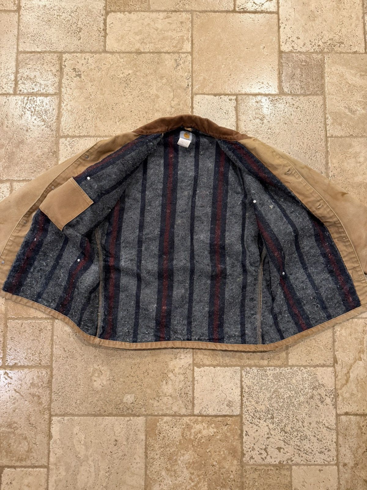 Carhartt Vintage Carhartt Chore Blanket Lined Work Wear Canvas Jacket Size US XL / EU 56 / 4 - 14 Thumbnail
