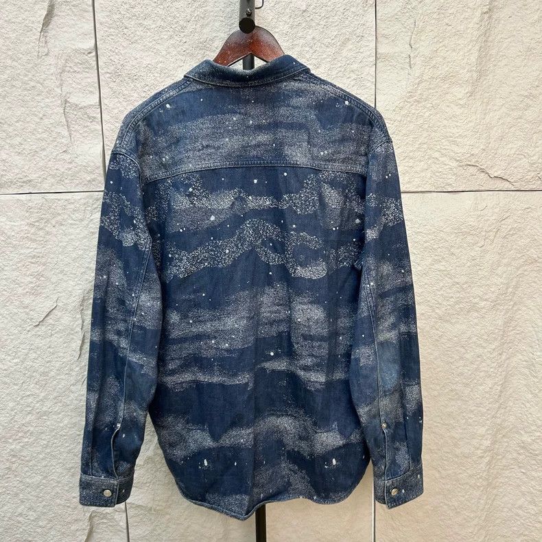 Dior Dior Size41 Starry denim shirt Size US XXS / EU 40 - 2 Thumbnail