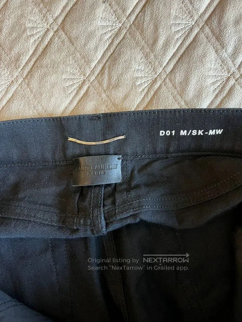 Saint Laurent Paris SAINT LAURENT Black Cotton Denim Jeans. Size US 31 - 5 Thumbnail