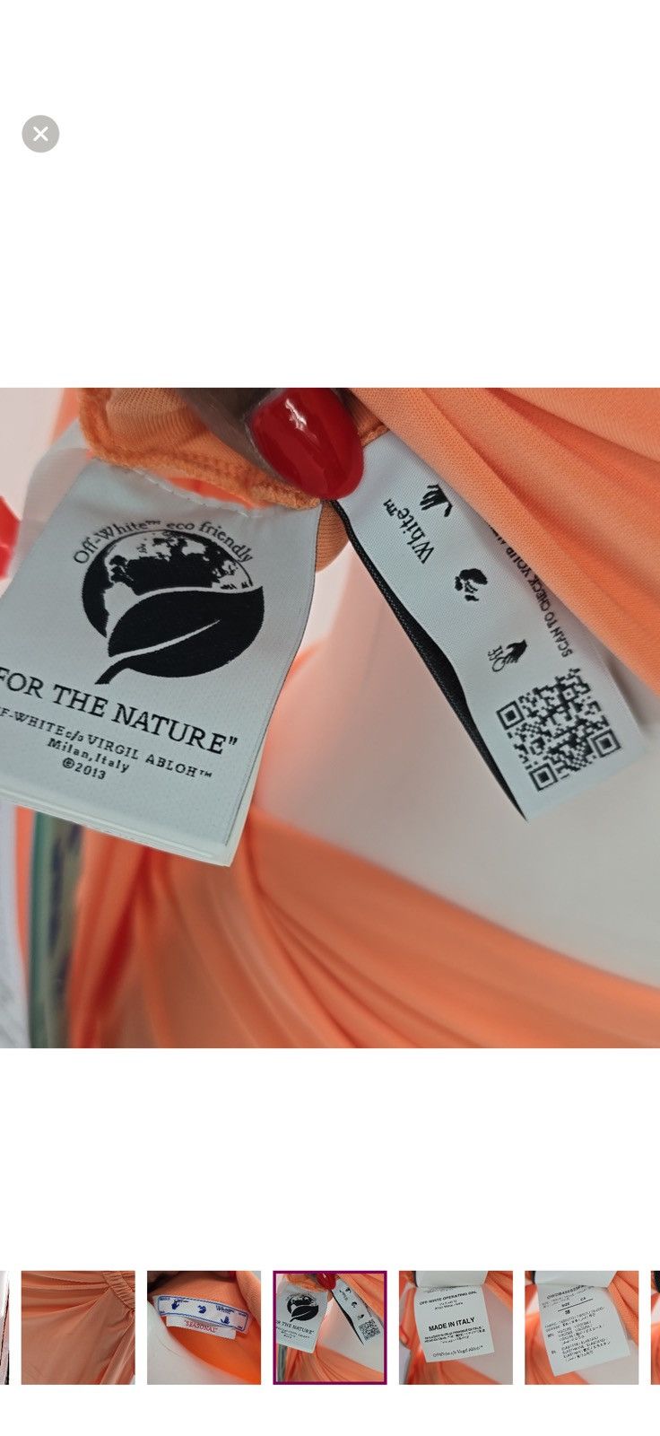 Off-White Off-White stretch viscose dress, Small Size S / US 4 / IT 40 - 9 Thumbnail