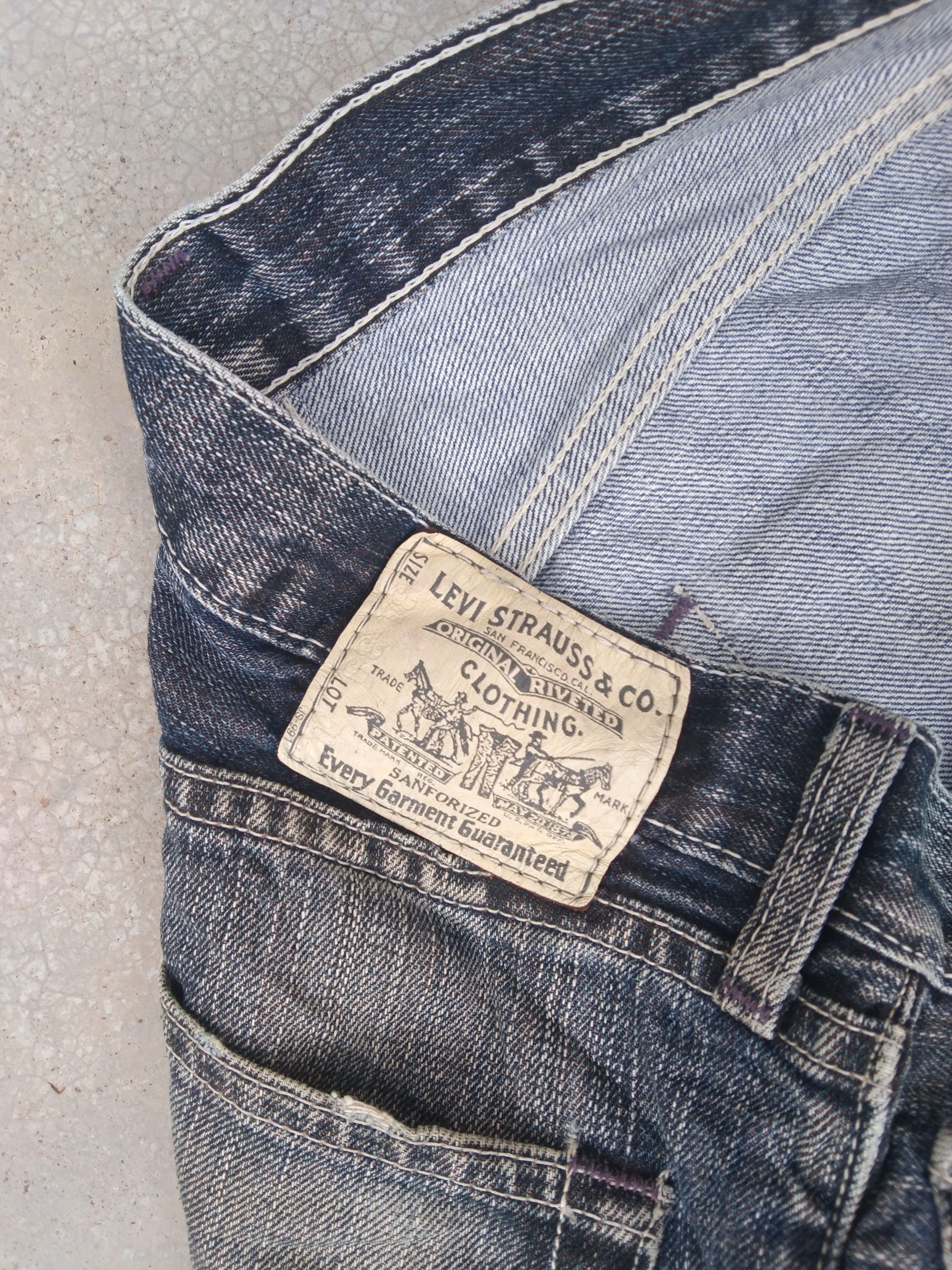 Jean × Levi's × Vintage Vintage Levi's Jeans 502 Earth Tone Distressed Jeans 31x30.5 Size US 31 - 6 Thumbnail