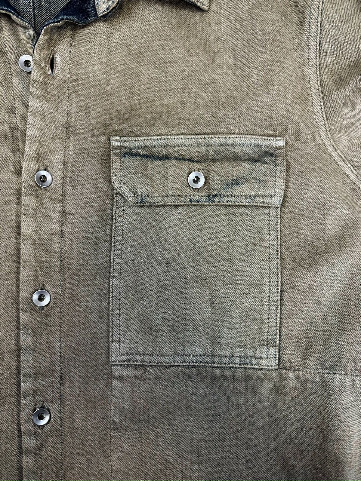 Rick Owens Drkshdw Rick Owens DRKSHDW Mineral / Pearl Washed Denim Cargo Jacket Size US L / EU 52-54 / 3 - 2 Thumbnail
