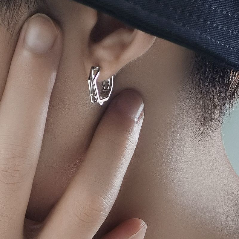 Jewelry New Trend Star Earrings One Pairs Chrome Jewelry Size ONE SIZE - 3 Thumbnail