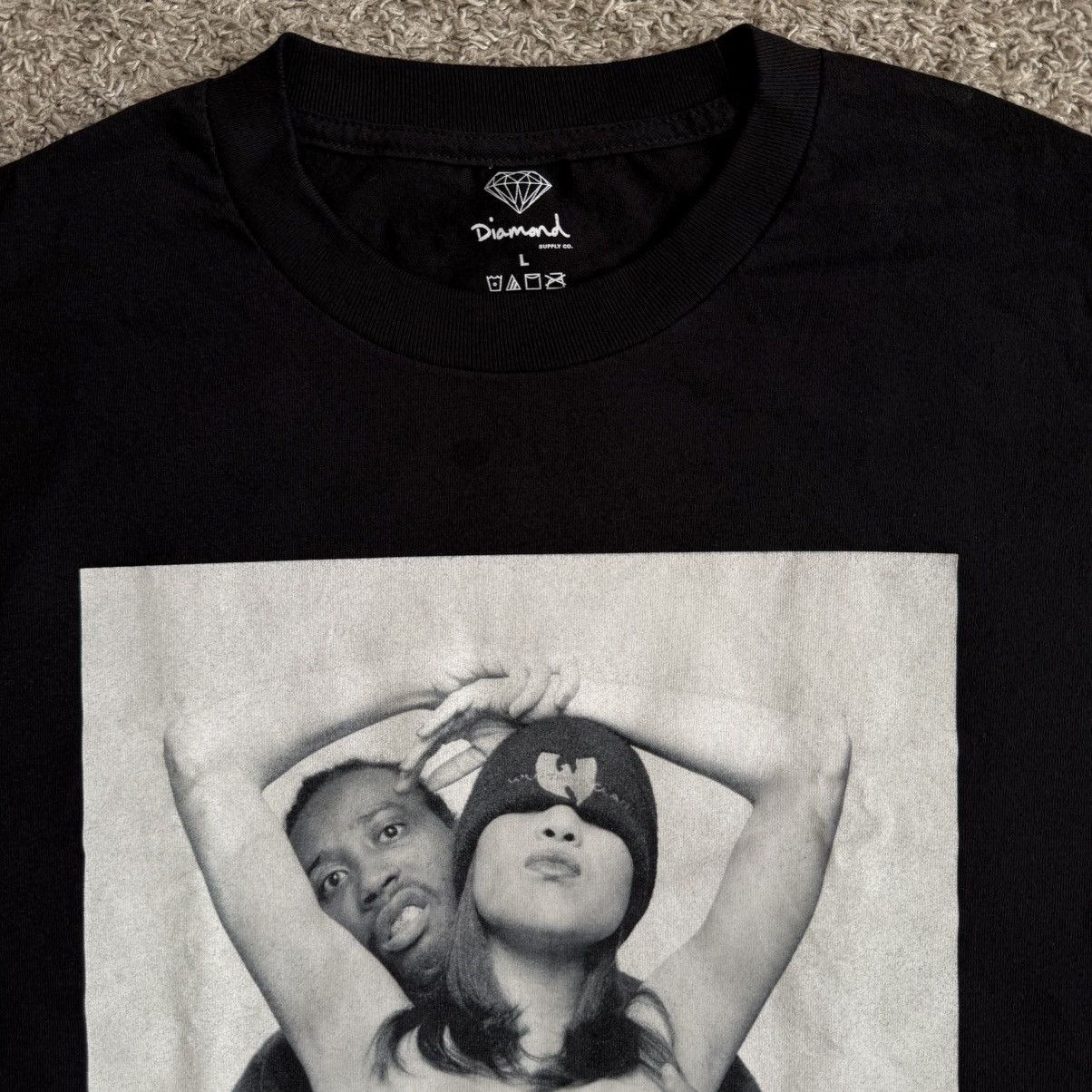 Wu-Tang Clan 🔴Wu-Tang Shirt Size Large Diamond ODB Rap Pages Rare WuTang Size US L / EU 52-54 / 3 - 2 Thumbnail