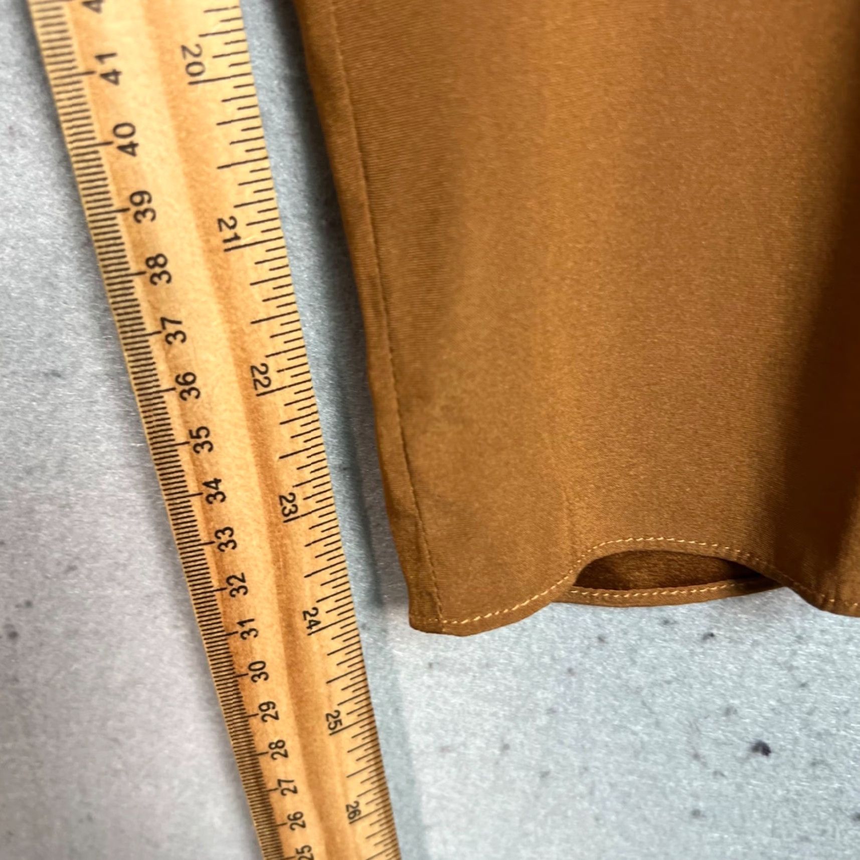 Ramy Brook Ramy Brook Womens XS Silk-Blend Tapered Leg Camel Trousers Size 26" / US 2 / IT 38 - 7 Thumbnail