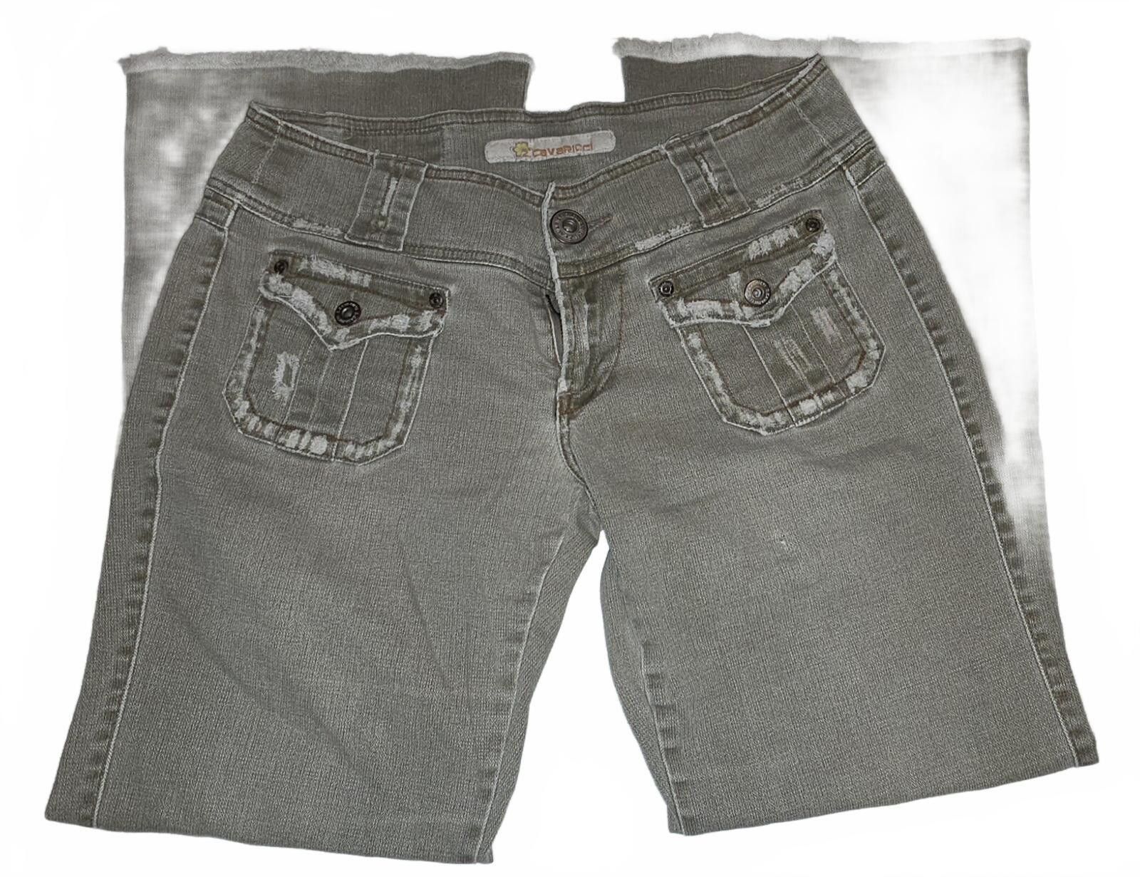 Seven 7 Seven7 Women's Distressed Gray Denim Jeans Size 28" / US 6 / IT 42 - 1 Thumbnail