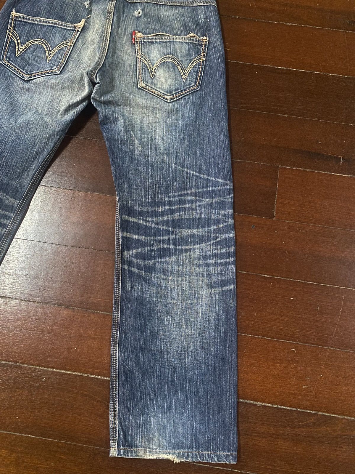 Edwin 💥BAGGY💥EDWIN EXCLUSIVE VINTAGE XV JEANS VERY RARE flare mud Size US 36 / EU 52 - 10 Thumbnail