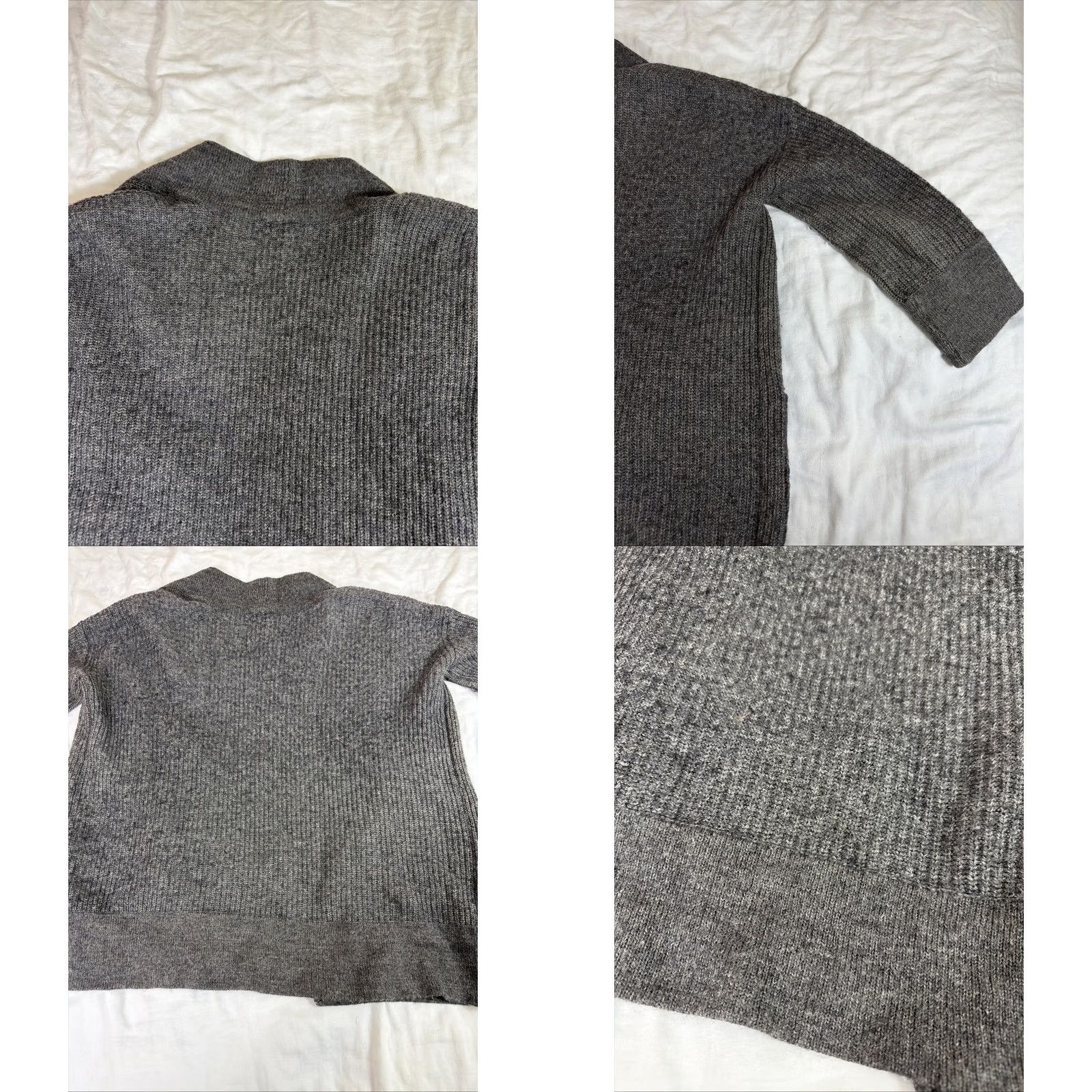 J.Crew VINTAGE J.CREW Cardigan Women XS Gray Merino Wool Alpaca Pockets Sweater Size XS / US 0-2 / IT 36-38 - 10 Thumbnail