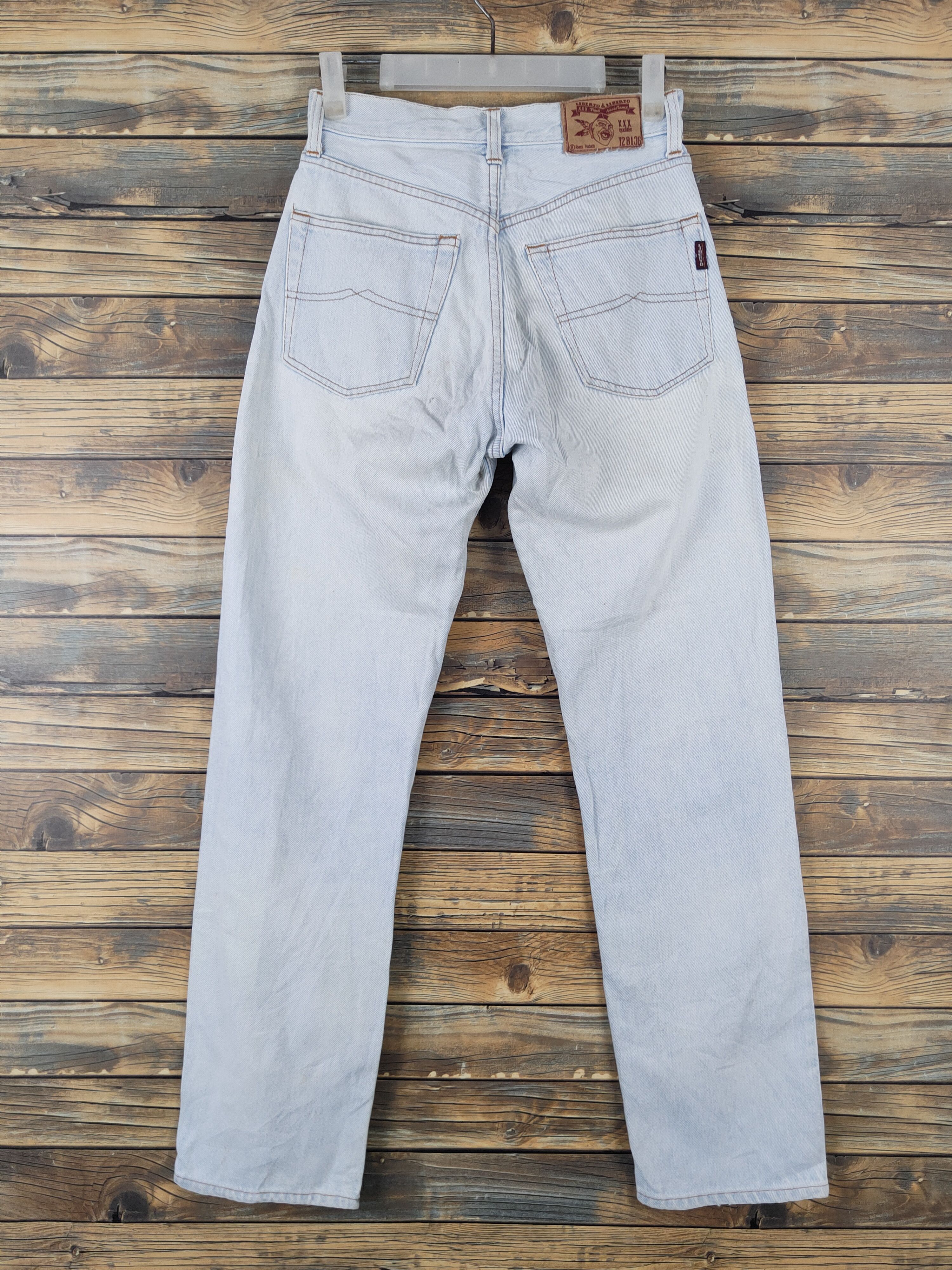 Vintage Liberto made in italy faded denim Ripped Jeans #W1987 Size US 27 - 7 Thumbnail