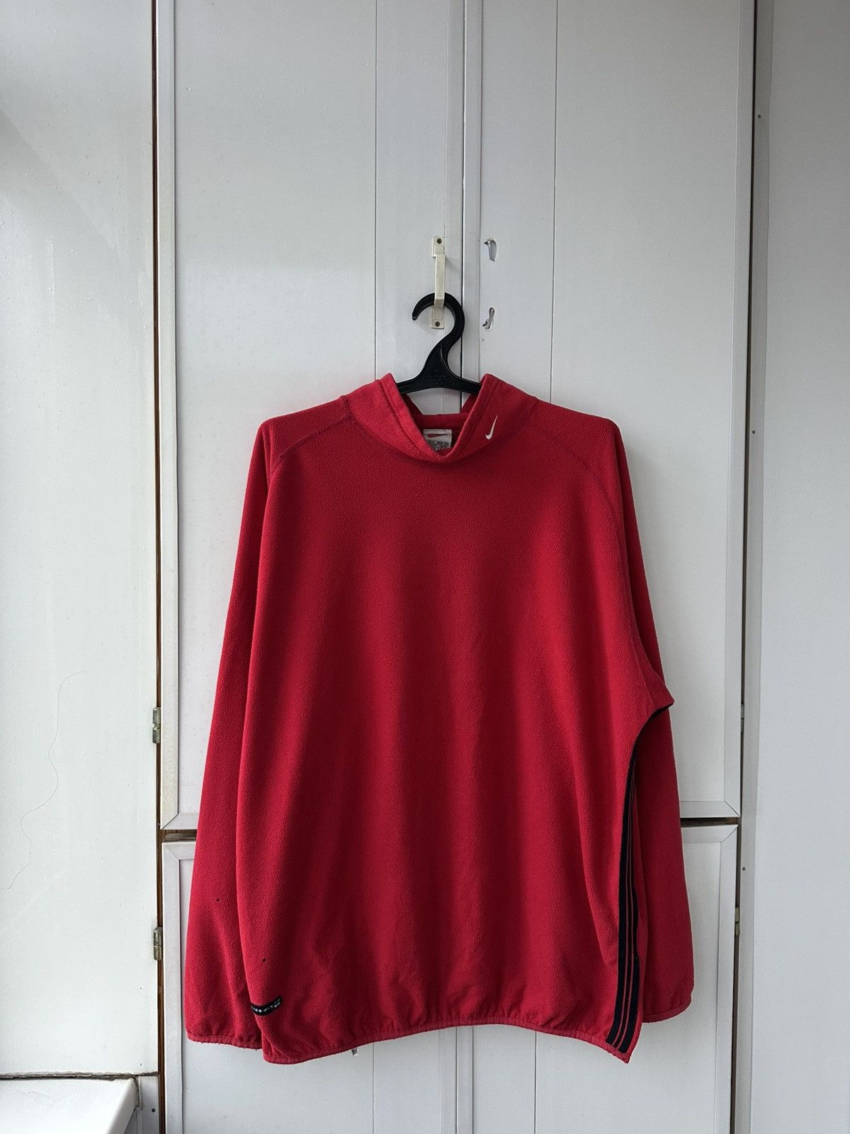 Nike Vintage Nike Fleece Jacket Big Logo Size US XL / EU 56 / 4 - 2 Thumbnail