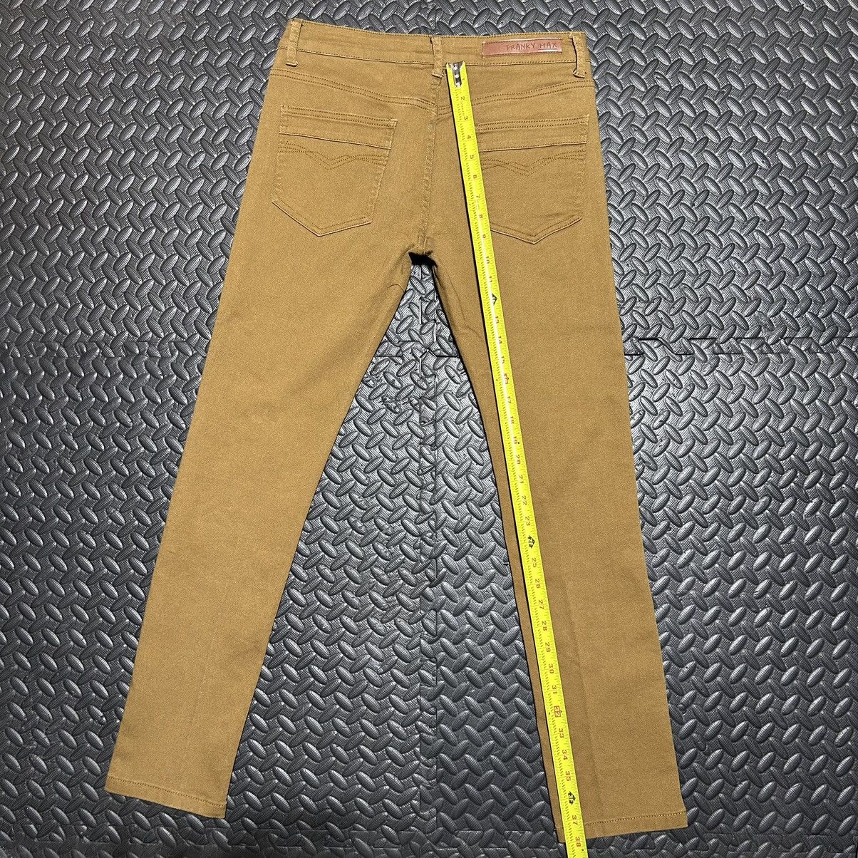 Designer × Franky Max × Vintage Franky Max Jeans Skinny Mens 30x30 Denim Y2K Khaki Vintage Size US 30 / EU 46 - 12 Thumbnail