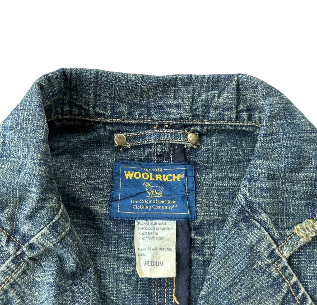 Woolrich Woolen Mills Woolrich denim jacket Size US M / EU 48-50 / 2 - 2 Thumbnail