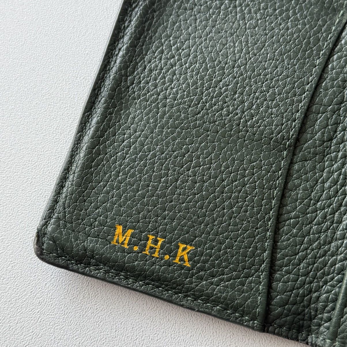 Faure Le Page Empire Green Mini Bifold Pistol Calibre Wallet Size ONE SIZE - 10 Thumbnail